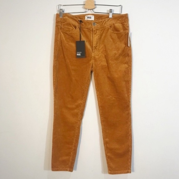 PAIGE Hoxton Ankle Skinny Corduroy Pants - Picture 3 of 14